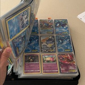 Pokemon Trading Card Binder with over 390 cards